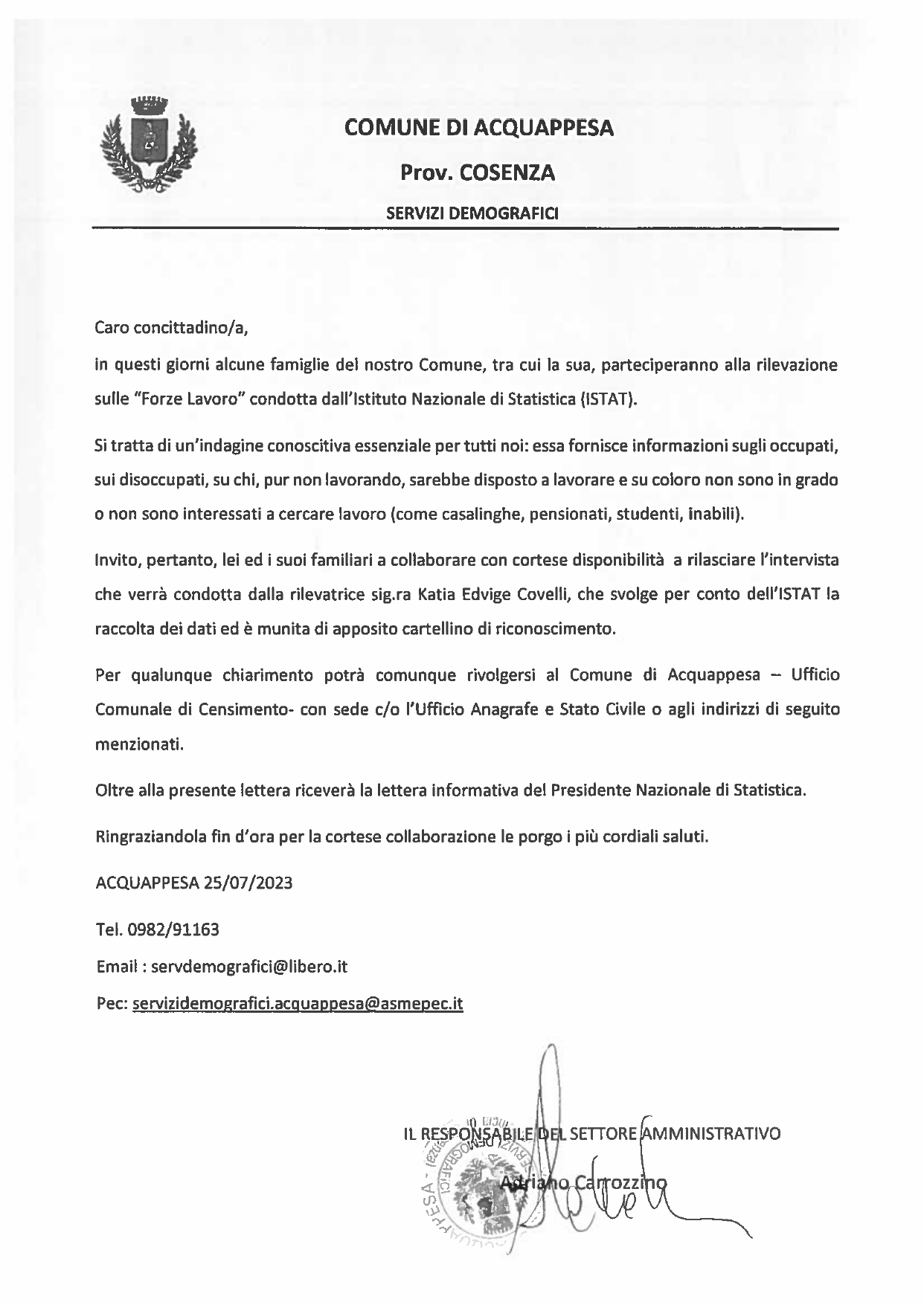 AVVISO